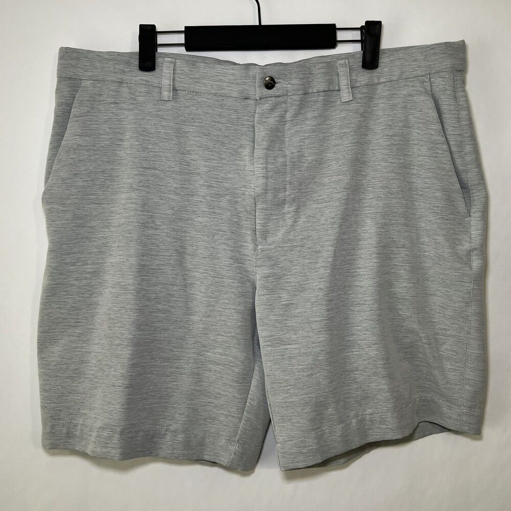 Callaway Golf Chino Shorts Mens Size 38 Gray Heather 9” Inseam Performance
